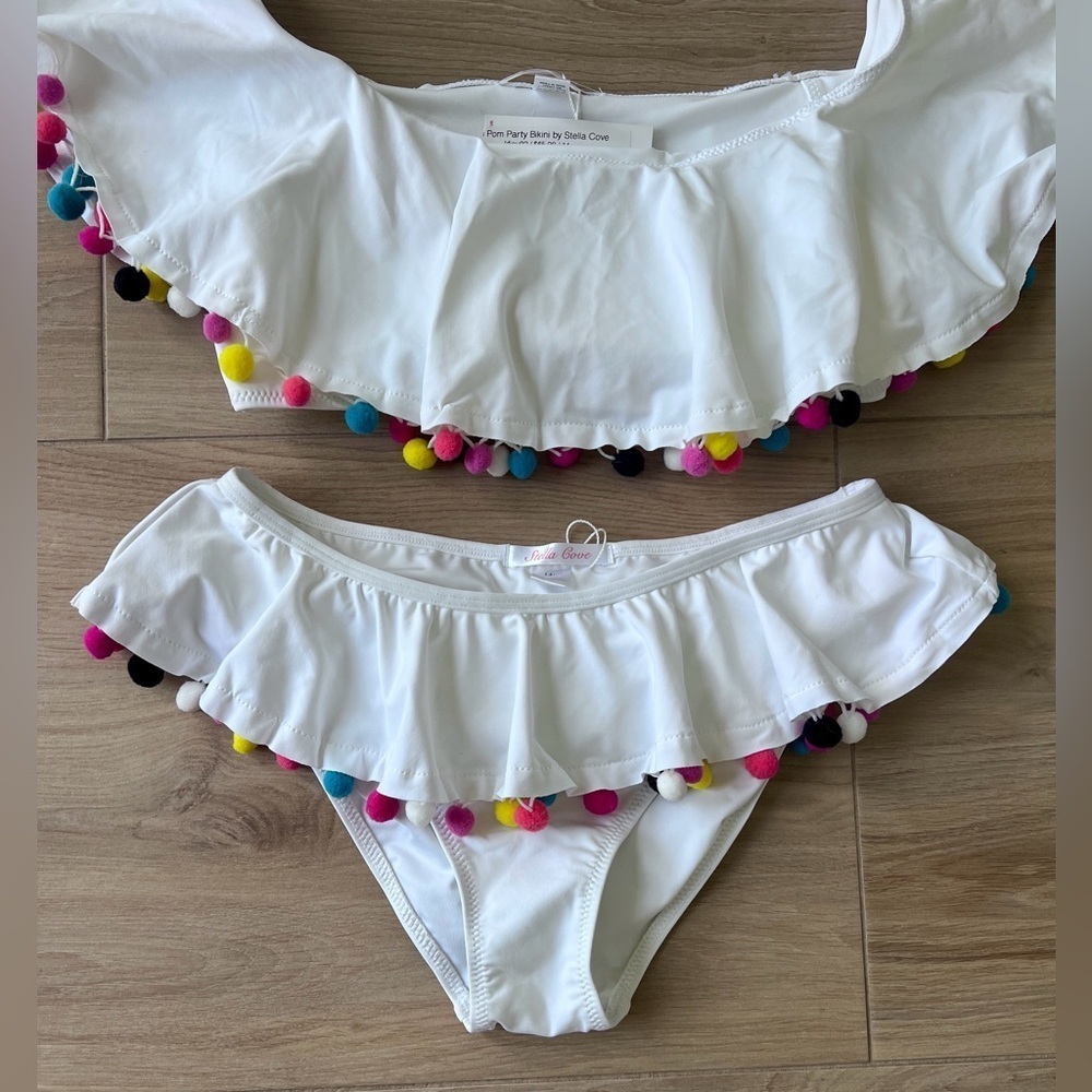 Stella Cove Pom Pom Bikini - Picture 2 of 3